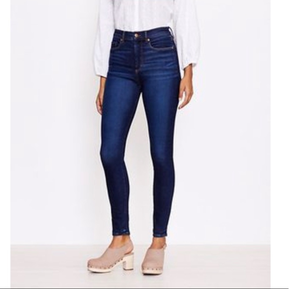 LOFT Dark Blue Women Jeggings
